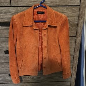 Womyn orange jacket